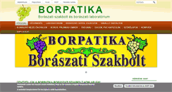 Desktop Screenshot of borpatika.com